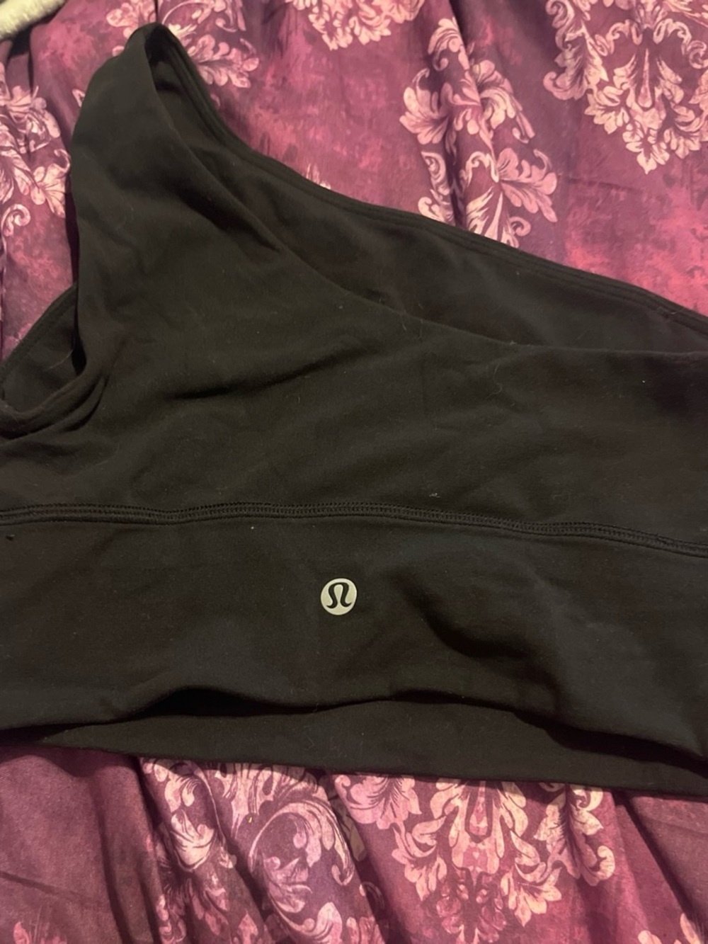 lululemon athletica Black Women's Sports Bra with Logo